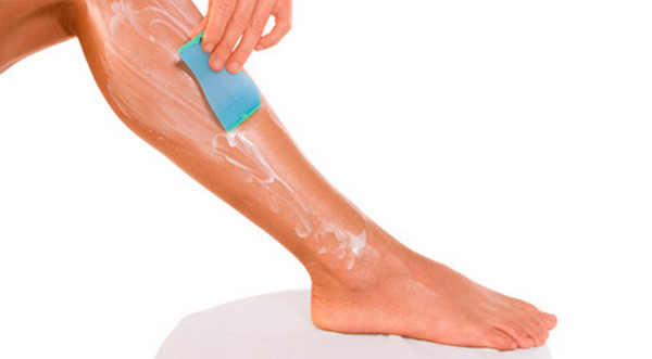  Применение крема для депиляции ног 
